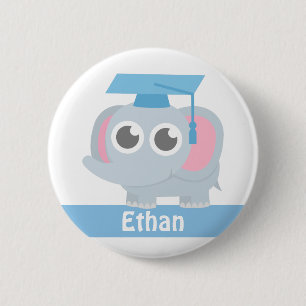 Badge Rond 5 Cm Bouton de nom de remise de diplôme de l'école pour