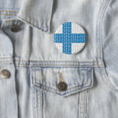 Badge Rond 5 Cm Bouton de norme de Sisu (En situation)