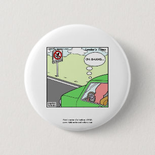 Badge Rond 5 Cm Bouton de nouveauté de dessin animé hilarant sans