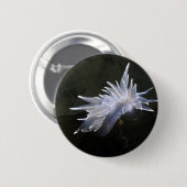 Badge Rond 5 Cm Bouton de Nudibranch d'albâtre (Devant & derrière)