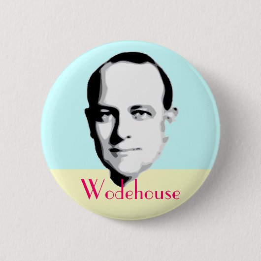 Badge Rond 5 Cm Bouton de P.G. Wodehouse (Devant)