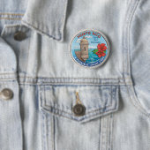 Badge Rond 5 Cm bouton de P.R. (En situation)