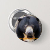 Badge Rond 5 Cm Bouton de Pagi d'ours de Sun (Devant & derrière)