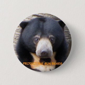 Badge Rond 5 Cm Bouton de Pagi d'ours de Sun
