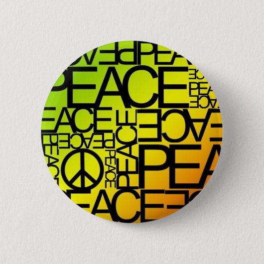 Badge Rond 5 Cm Bouton de paix (Devant)