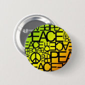 Badge Rond 5 Cm Bouton de paix (Devant & derrière)