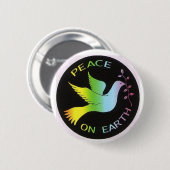 Badge Rond 5 Cm bouton de paix (Devant & derrière)