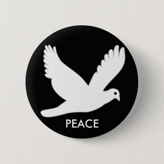 Badge Rond 5 Cm Bouton de PAIX (Devant)