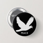 Badge Rond 5 Cm Bouton de PAIX (Devant & derrière)