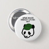 Badge Rond 5 Cm Bouton de panda de modestie (Devant & derrière)