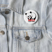 Badge Rond 5 Cm Bouton de panda géant d'aide (En situation)