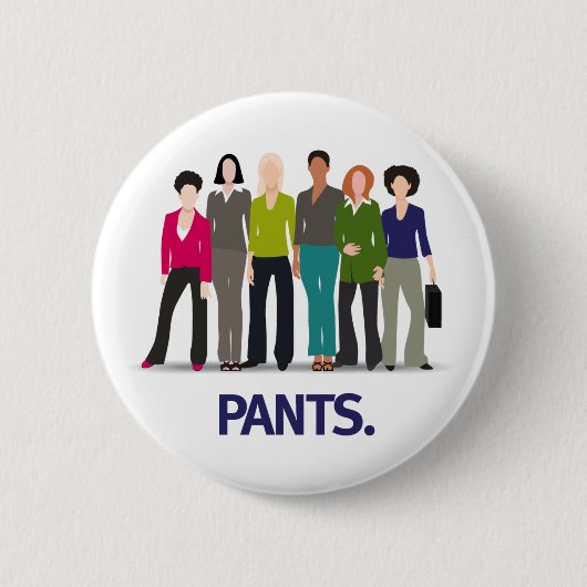 Badge Rond 5 Cm Bouton de PANTALON (Devant)