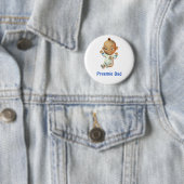 Badge Rond 5 Cm Bouton de papa de Preemie (En situation)
