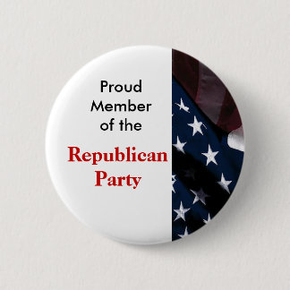 Badge Rond 5 Cm Bouton de Parti Républicain
