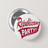 Badge Rond 5 Cm Bouton de Parti Républicain (Devant & derrière)