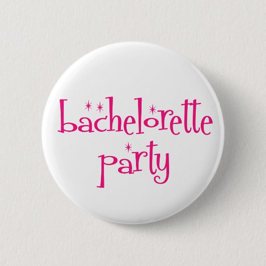 Badge Rond 5 Cm Bouton de partie de Bachelorette (Devant)