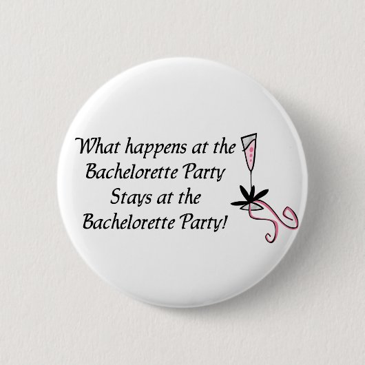 Badge Rond 5 Cm Bouton de partie de Bachelorette (Devant)