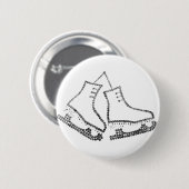 Badge Rond 5 Cm bouton de patin de glace (Devant & derrière)