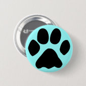 Badge Rond 5 Cm bouton de patte de chat (Devant & derrière)