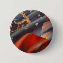 Bouton de peinture du drapeau de l'État de Géorgie