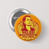 Badge Rond 5 Cm Bouton de Pelosi (Devant & derrière)