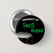 Badge Rond 5 Cm Bouton de percussion pour la bande (Devant & derrière)