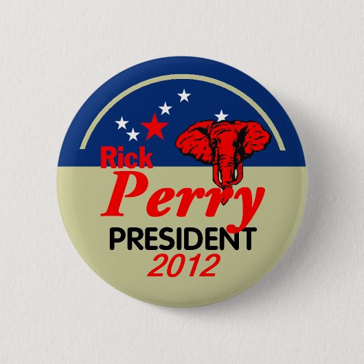 Badge Rond 5 Cm Bouton de Perry 2012 (Devant)