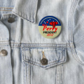 Badge Rond 5 Cm Bouton de Perry 2012 (En situation)