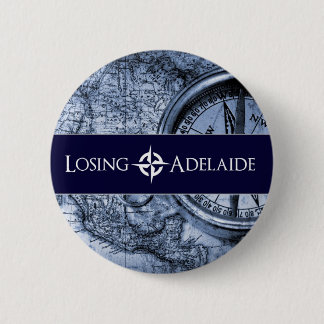 Badge Rond 5 Cm Bouton de perte de bleu d'Adelaïde