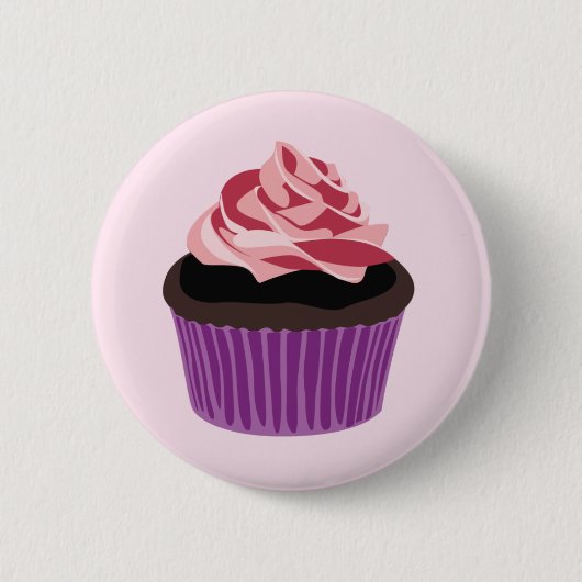 Badge Rond 5 Cm Bouton de petit gâteau (Devant)