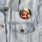 Badge Rond 5 Cm Bouton de petit pain de Bailey (En situation)