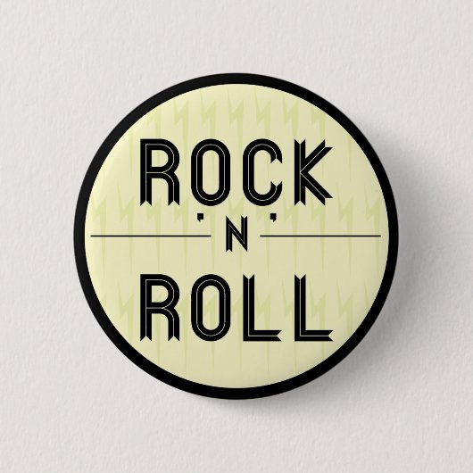 Badge Rond 5 Cm Bouton de petit pain de la roche n (Devant)