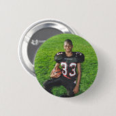 Badge Rond 5 Cm Bouton de photo de sports (Devant & derrière)