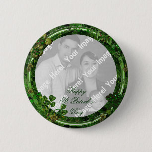 Badge Rond 5 Cm Bouton de photo du jour de St Patrick