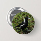 Badge Rond 5 Cm Bouton de pie australienne (Devant & derrière)