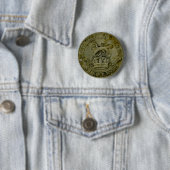 Badge Rond 5 Cm Bouton de pièce de six pence des 1922 Anglais (En situation)