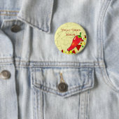 Badge Rond 5 Cm Bouton de piment (En situation)