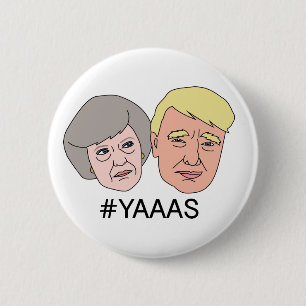 Badge Rond 5 Cm Bouton de Pin d'insigne d'atout de Yaaas Theresa