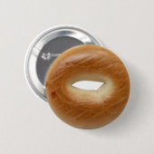 Badge Rond 5 Cm Bouton de Pinback de bagel (Devant & derrière)