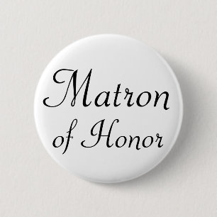 Badge Rond 5 Cm Bouton de Pinback de dame de honneur