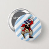 Badge Rond 5 Cm Bouton de pirate (Devant & derrière)