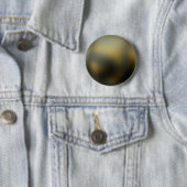 Badge Rond 5 Cm Bouton de Pluton de planète (En situation)