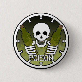 Badge Rond 5 Cm Bouton de "poison"
