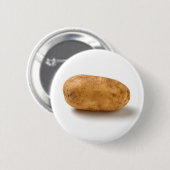 Badge Rond 5 Cm Bouton de pomme de terre (Devant & derrière)