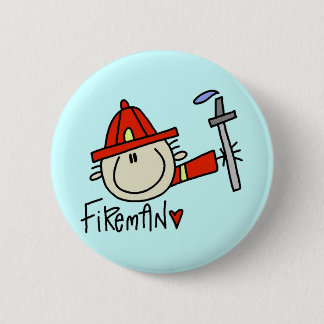 Badge Rond 5 Cm Bouton de pompier