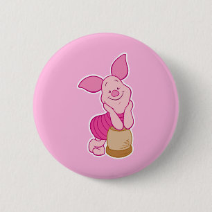 Badge Rond 5 Cm Bouton de porcelet