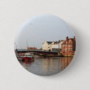 Badge Rond 5 Cm Bouton de port de Whitby