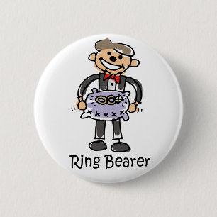 Badge Rond 5 Cm Bouton de porteur d'alliances