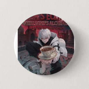 Badge Rond 5 Cm Bouton de portrait de garçon d'anime alchimiste go