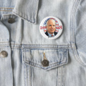 Badge Rond 5 Cm Bouton de portrait de John McCain (En situation)